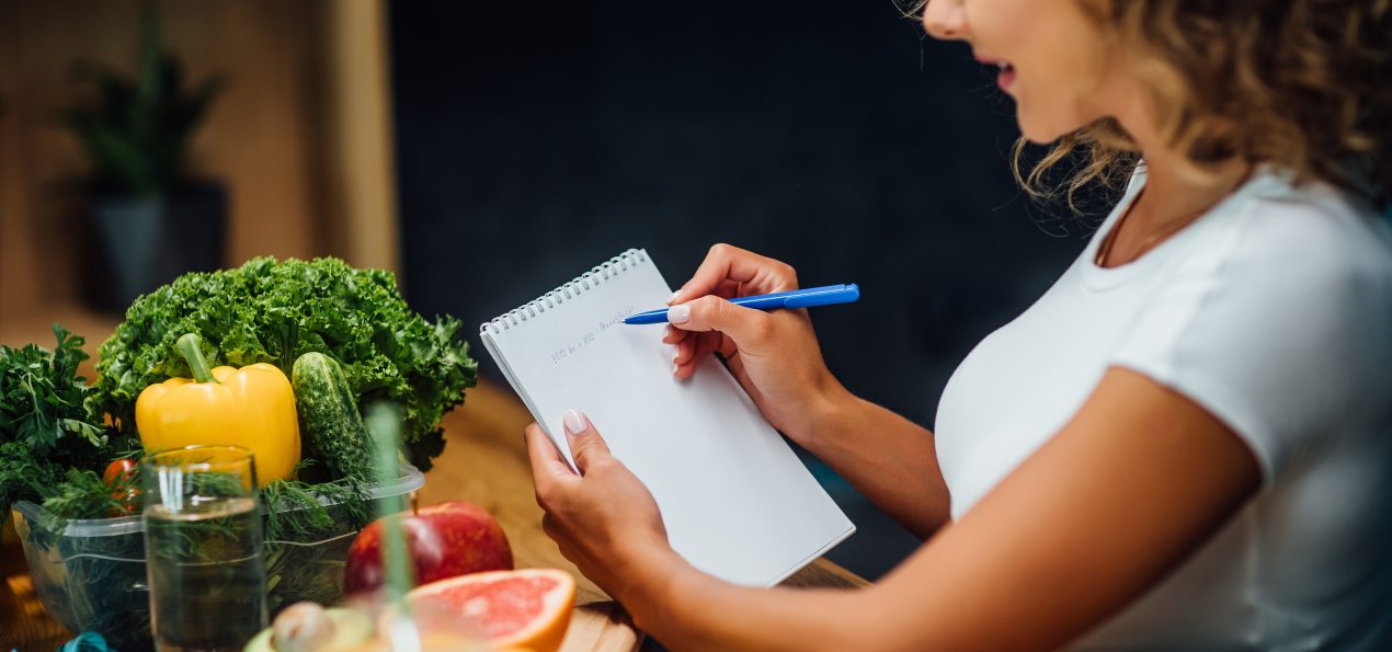Healthy eating planning by a registered dietitian