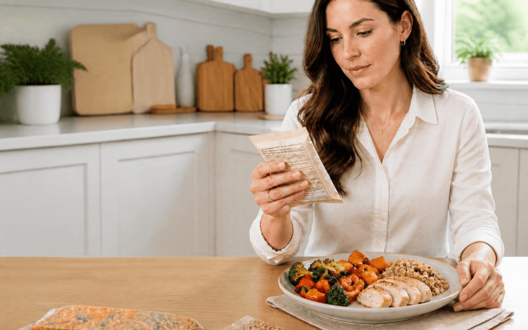 Registered Dietitian comparing a packaged snack with a whole-food meal